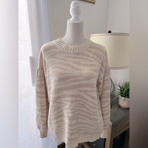 Pink Lily animal print sweater